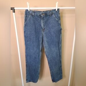 Carhartt Men's Original Fit denim work dungaree carpenter jeans